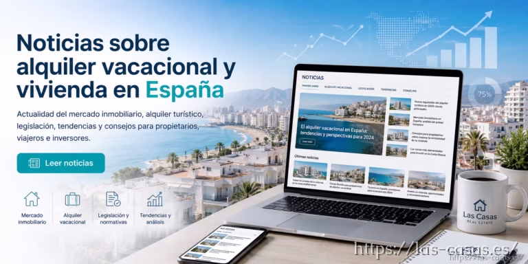 Noticias inmobiliarias y alquiler vacacional